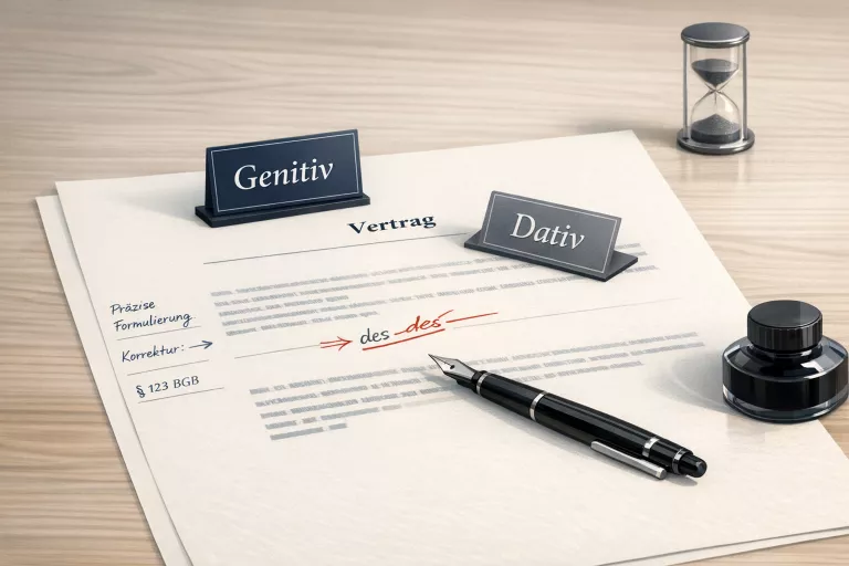 Der Genitiv kann auch des Dativs Tod sein.